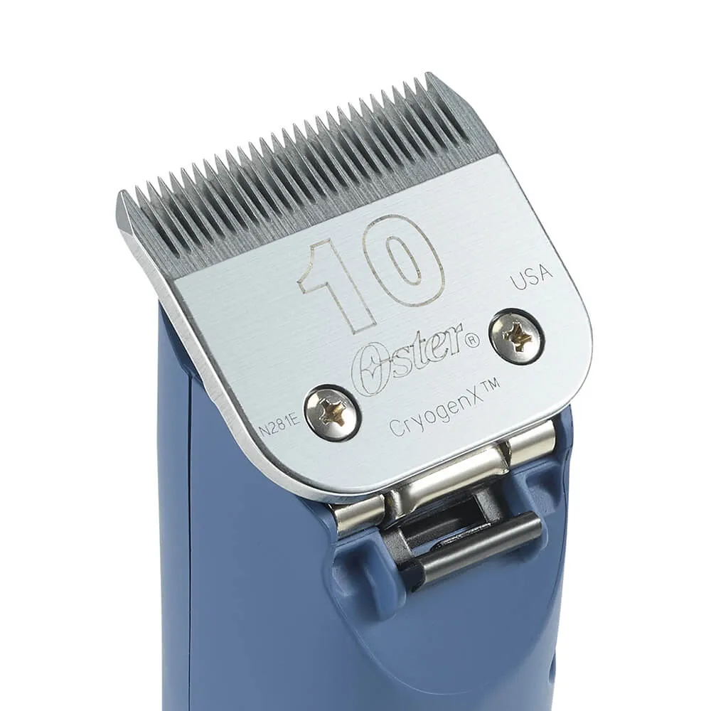 Oster Cordless Turbo A5 3 Speed Clipper, Blue