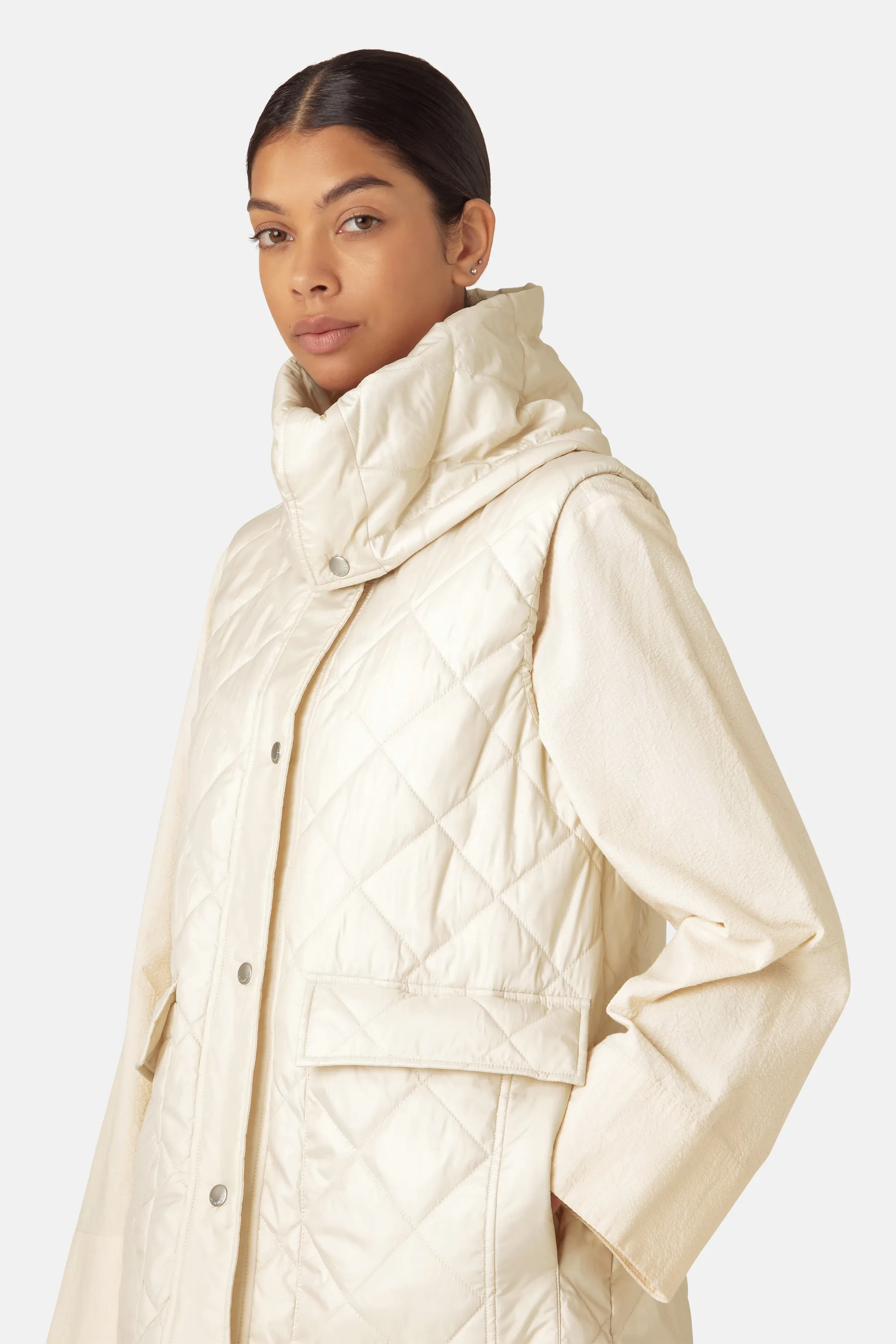 Padded Vest - Whitecap