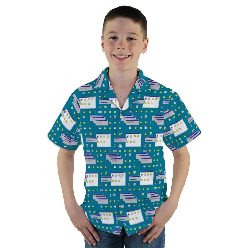 Pattern98 Youth Hawaiian Shirt