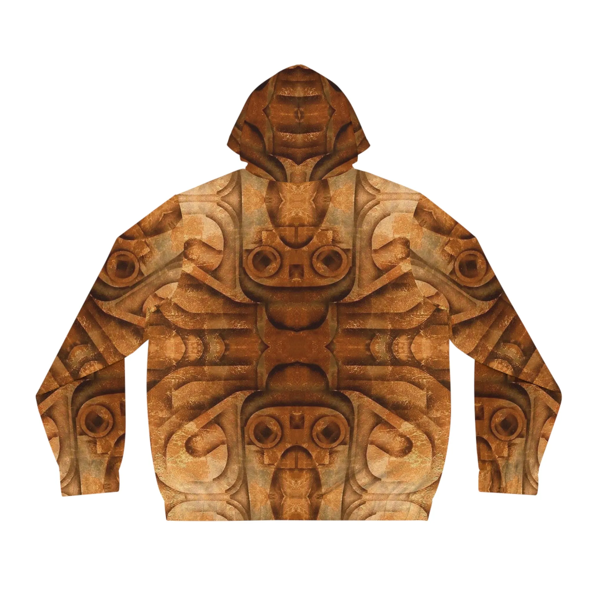 "Karat” - All Over Graphic Zip-Up Hoodie by Artist David Hilborn