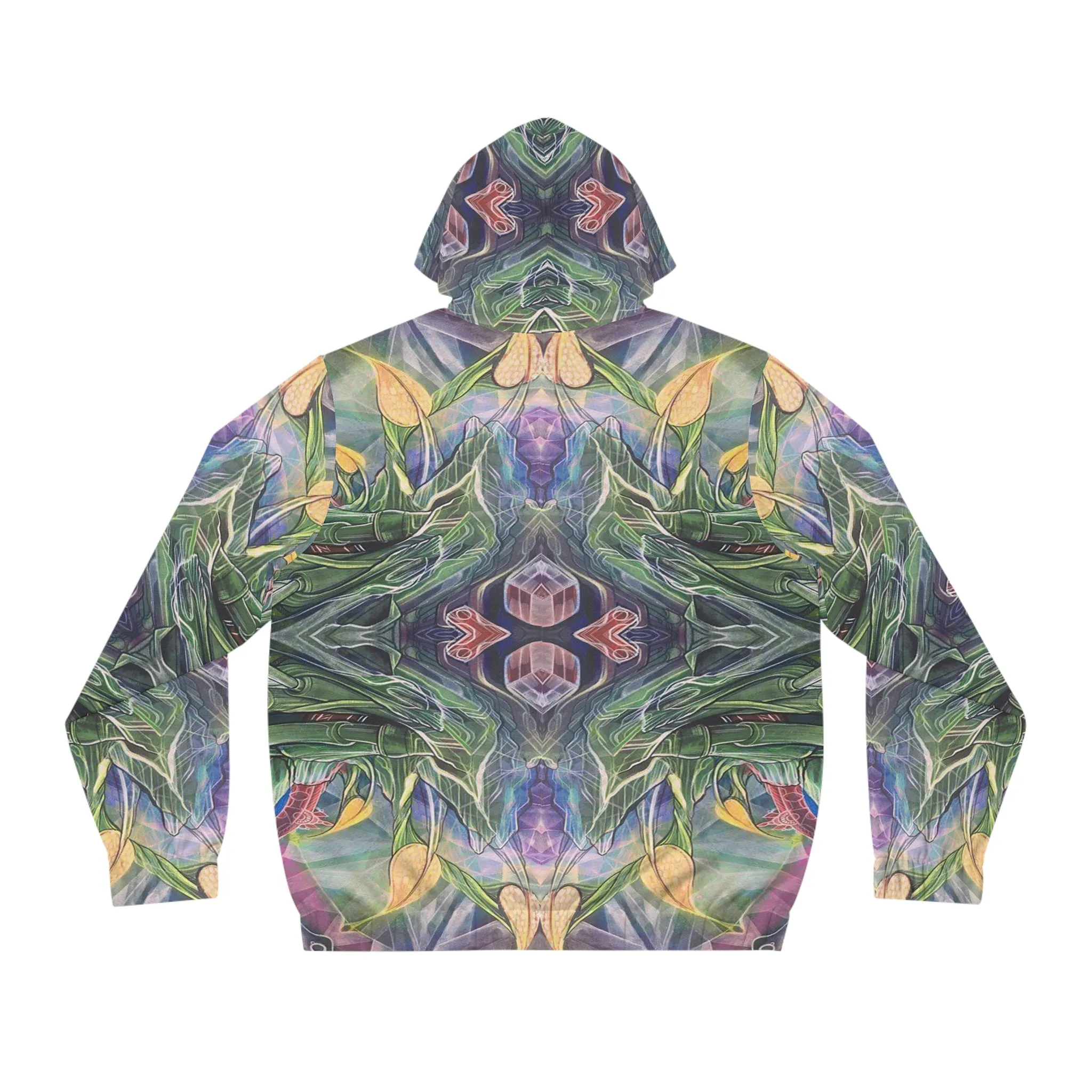 "Propagation” - All Over Graphic Zip-Up Hoodie by Artist David Hilborn