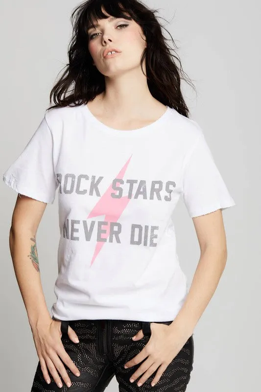 Rock Stars Never Die Boyfriend Tee