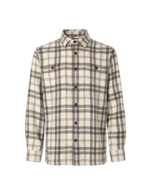 Soft Wool Roar Check Shirt, Almond Milk Check