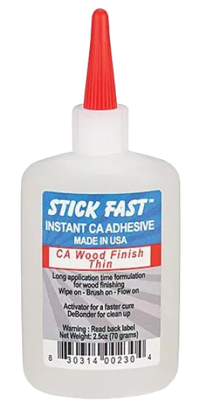 Stick Fast CA - Wood Finish - Thin  4.6 oz