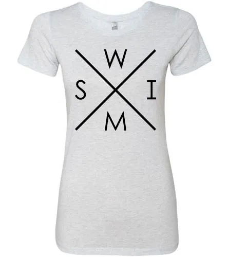 Swim Compass Ladies Tri Blend