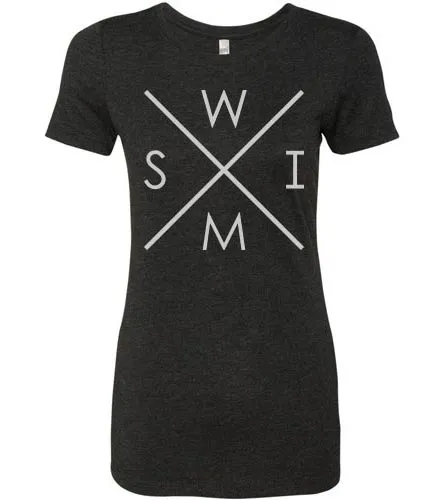 Swim Compass Ladies Tri Blend