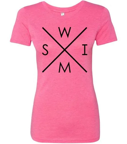 Swim Compass Ladies Tri Blend