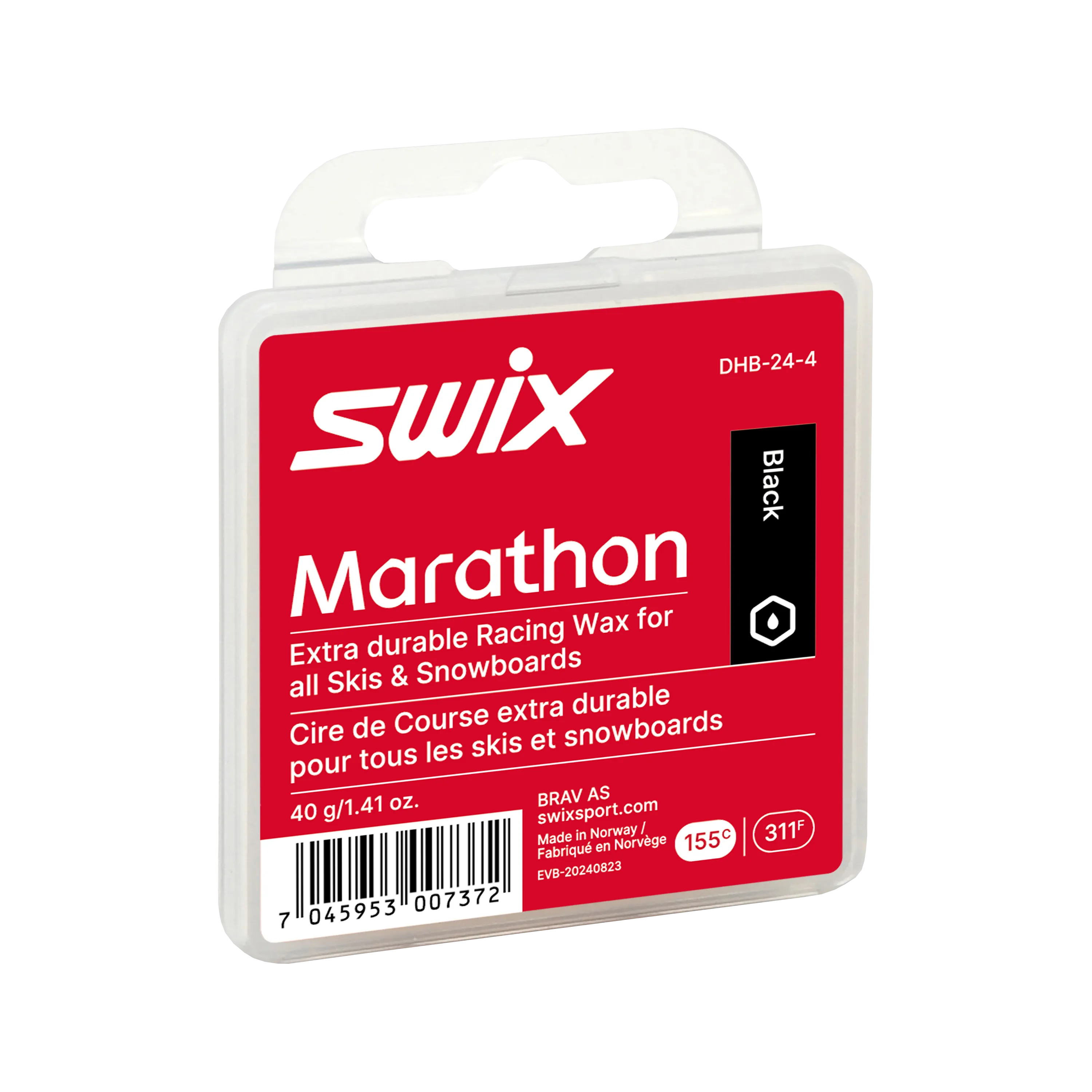 Swix Marathon Black 2.0 40g