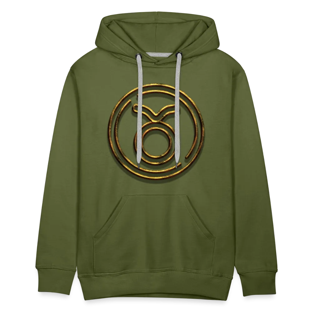 Taurus 3D Gold Men’s Premium Hoodie