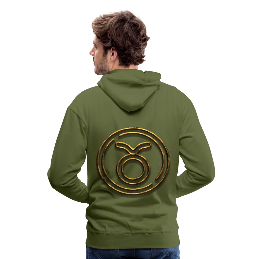 Taurus 3D Gold Men’s Premium Hoodie