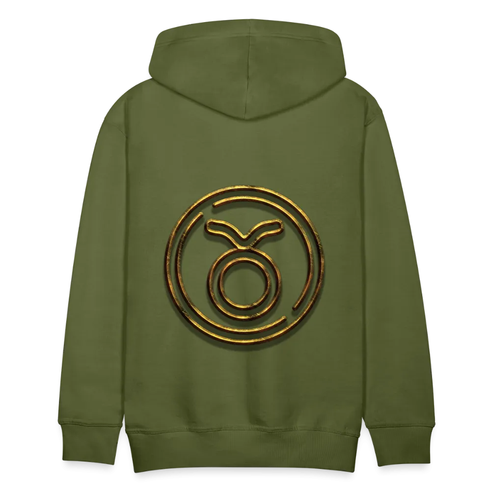 Taurus 3D Gold Men’s Premium Hoodie