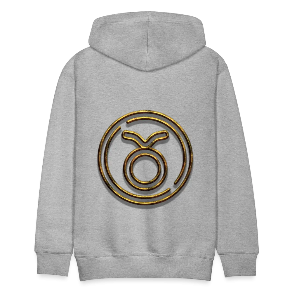 Taurus 3D Gold Men’s Premium Hoodie