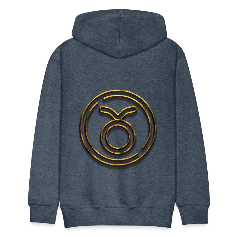 Taurus 3D Gold Men’s Premium Hoodie