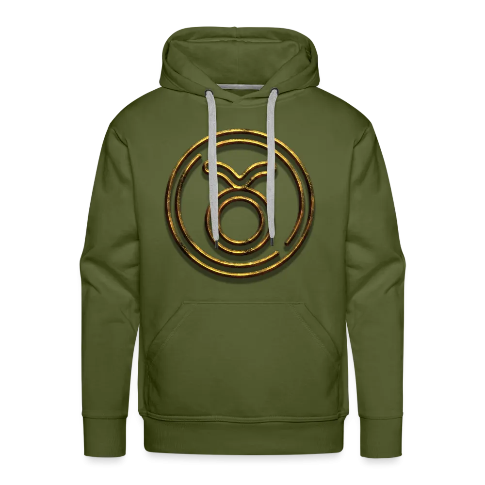 Taurus 3D Gold Men’s Premium Hoodie