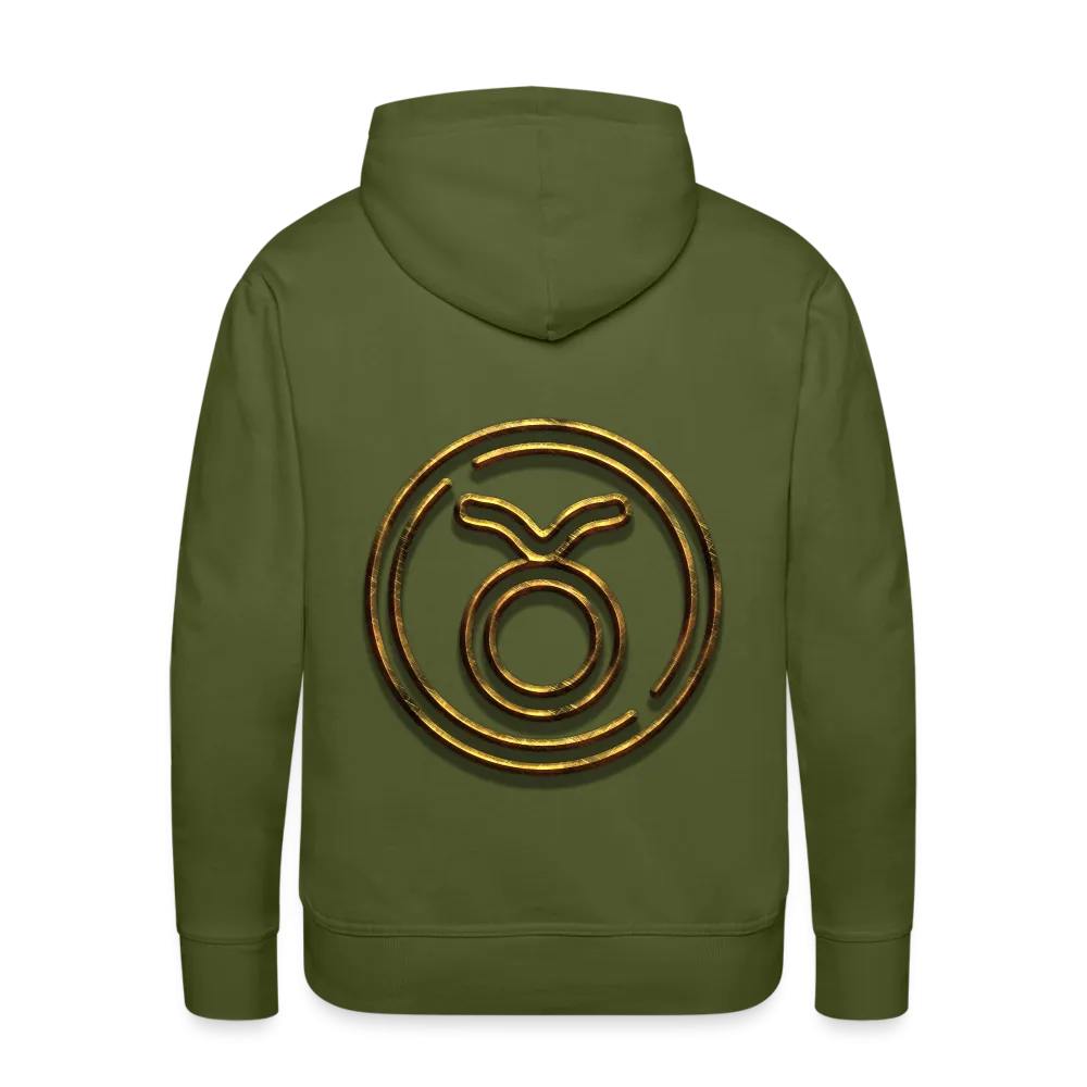 Taurus 3D Gold Men’s Premium Hoodie