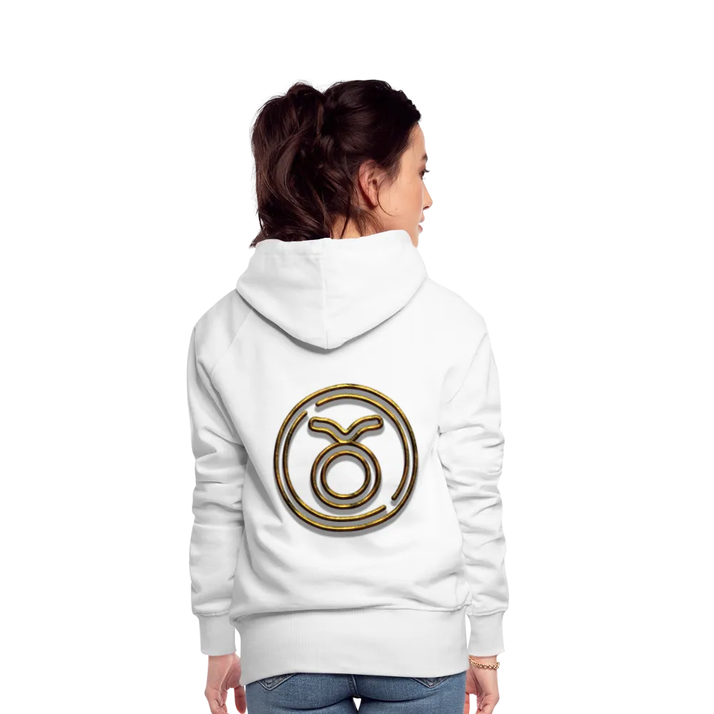 Taurus 3D Gold Women’s Premium Hoodie