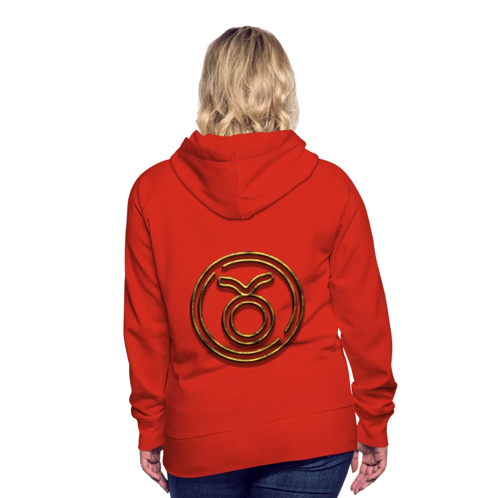 Taurus 3D Gold Women’s Premium Hoodie