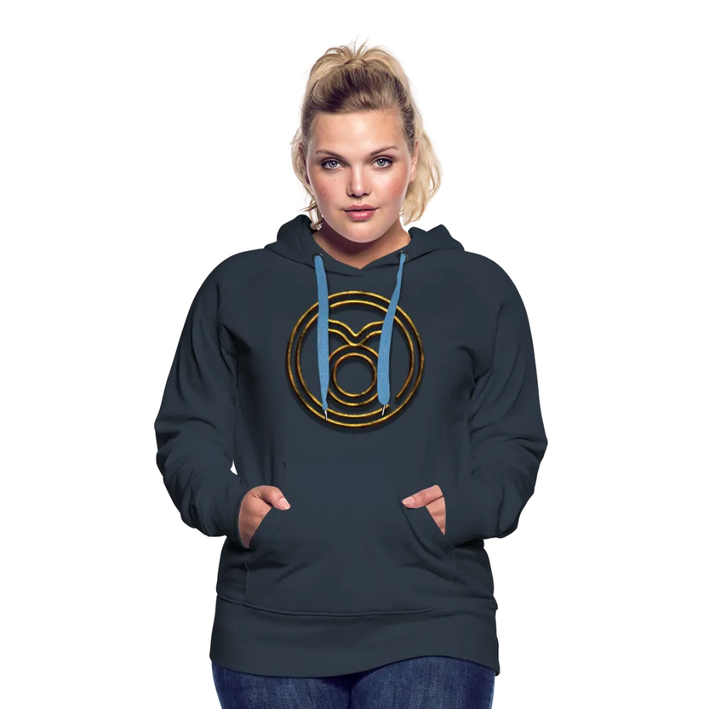 Taurus 3D Gold Women’s Premium Hoodie