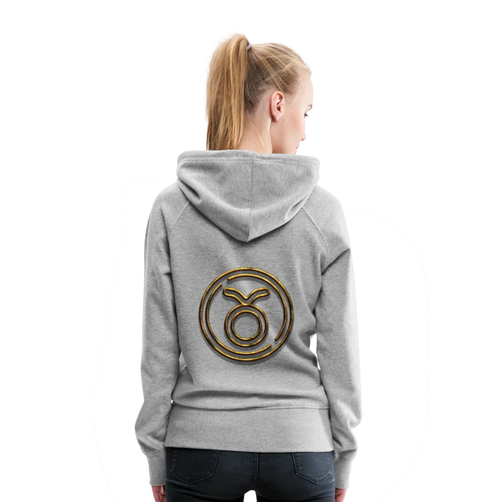 Taurus 3D Gold Women’s Premium Hoodie