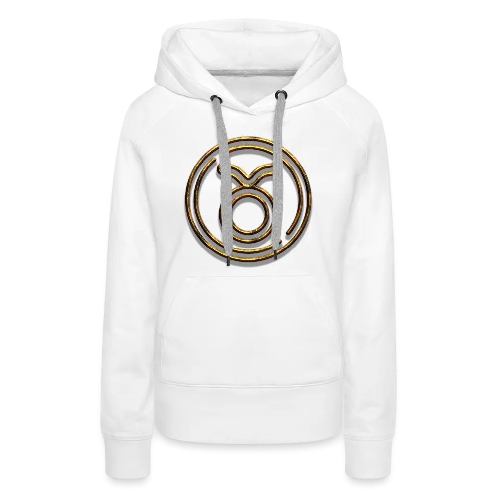 Taurus 3D Gold Women’s Premium Hoodie