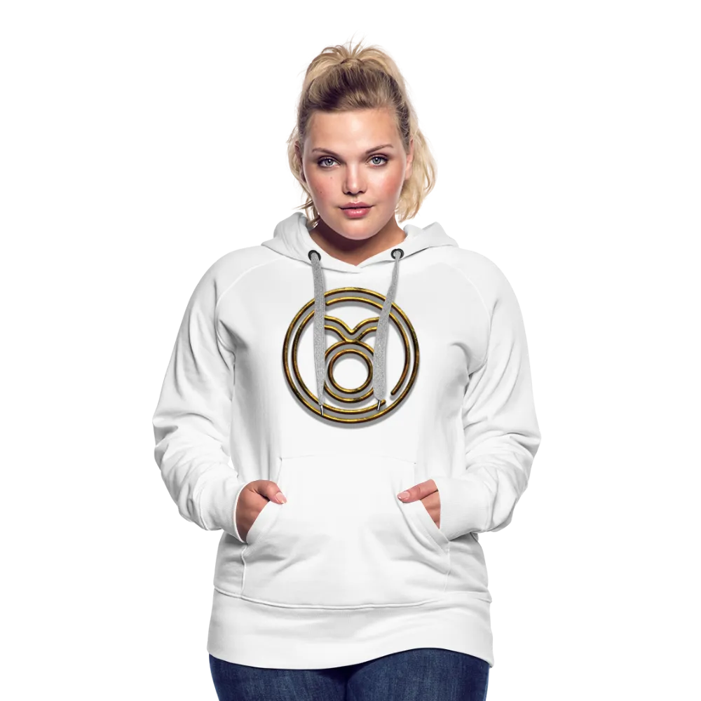 Taurus 3D Gold Women’s Premium Hoodie