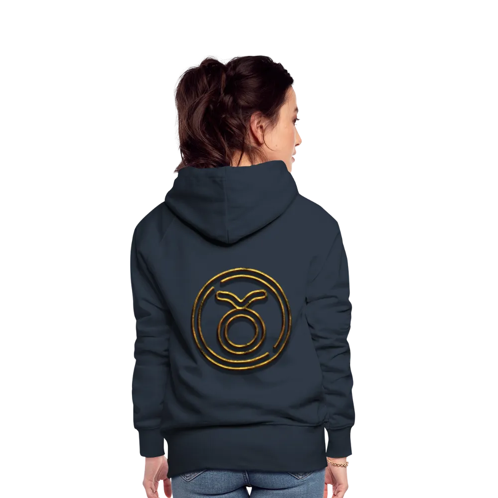 Taurus 3D Gold Women’s Premium Hoodie