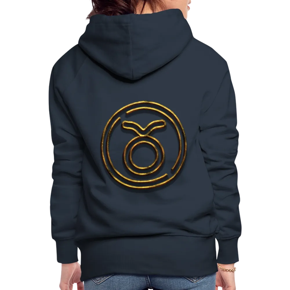 Taurus 3D Gold Women’s Premium Hoodie