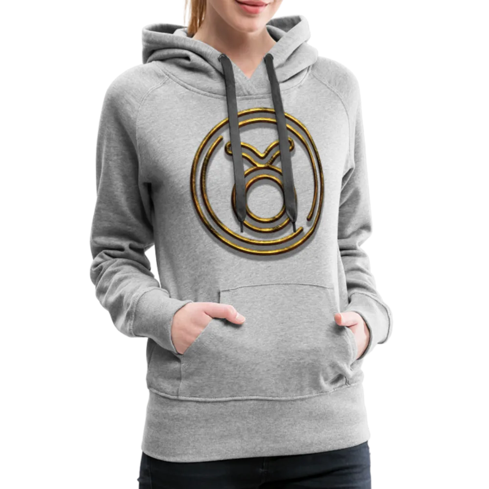 Taurus 3D Gold Women’s Premium Hoodie