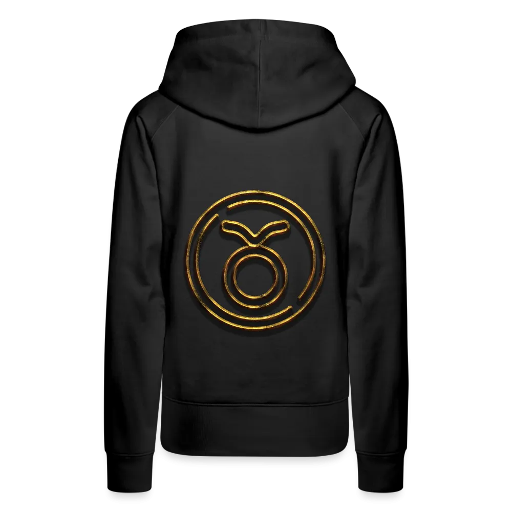 Taurus 3D Gold Women’s Premium Hoodie