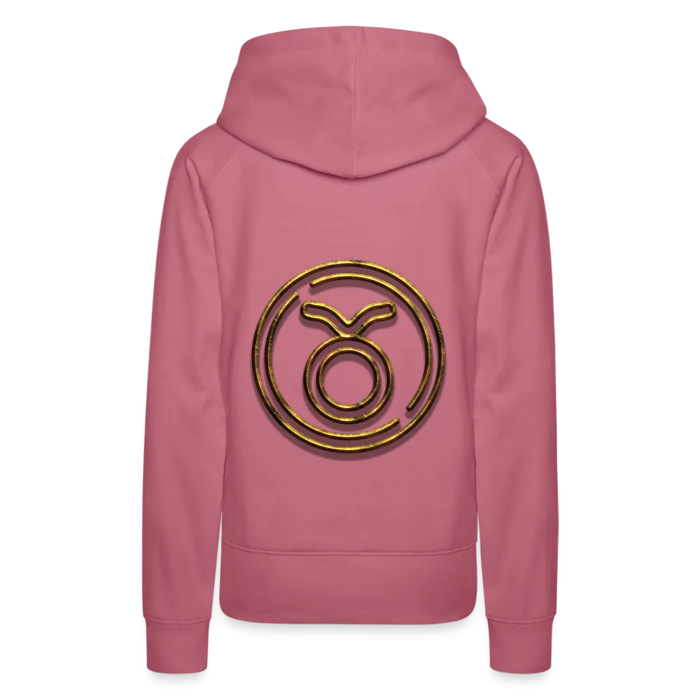 Taurus 3D Gold Women’s Premium Hoodie