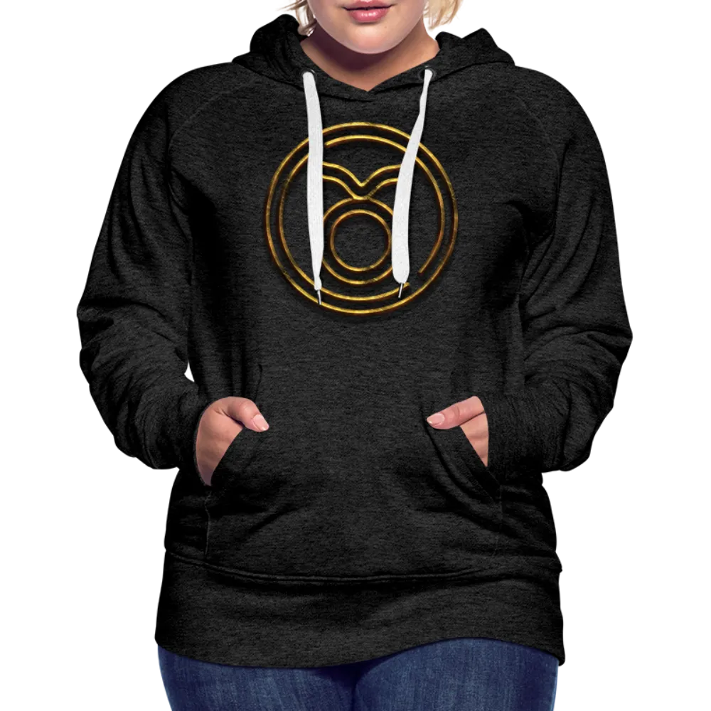 Taurus 3D Gold Women’s Premium Hoodie