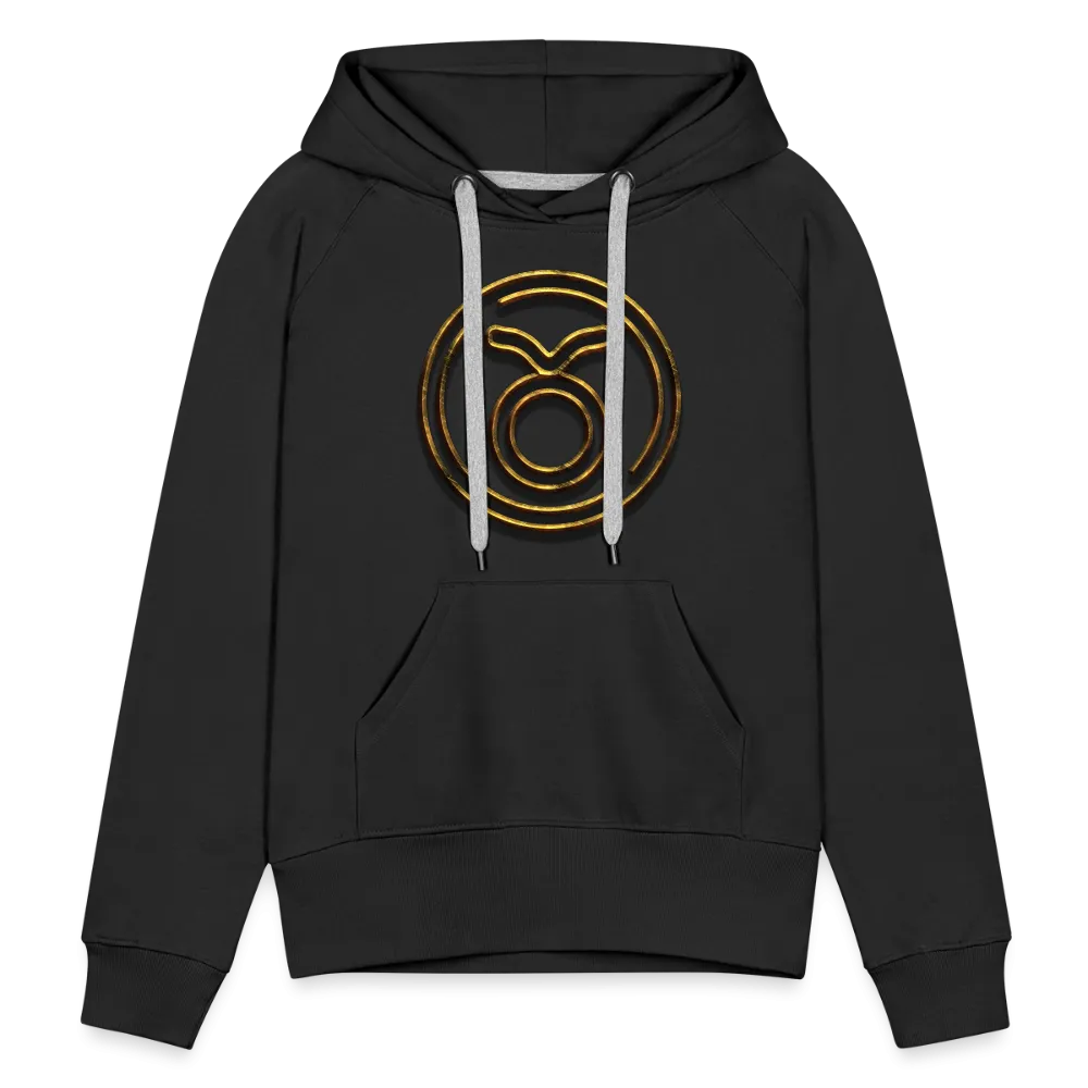 Taurus 3D Gold Women’s Premium Hoodie