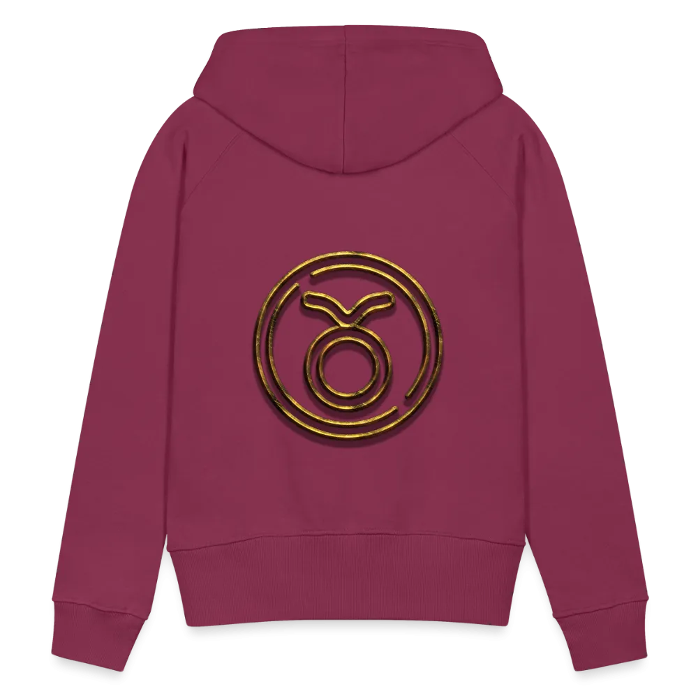 Taurus 3D Gold Women’s Premium Hoodie