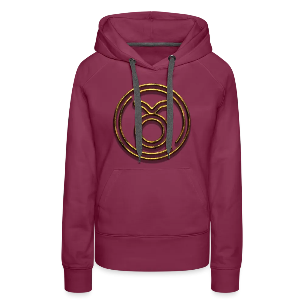 Taurus 3D Gold Women’s Premium Hoodie