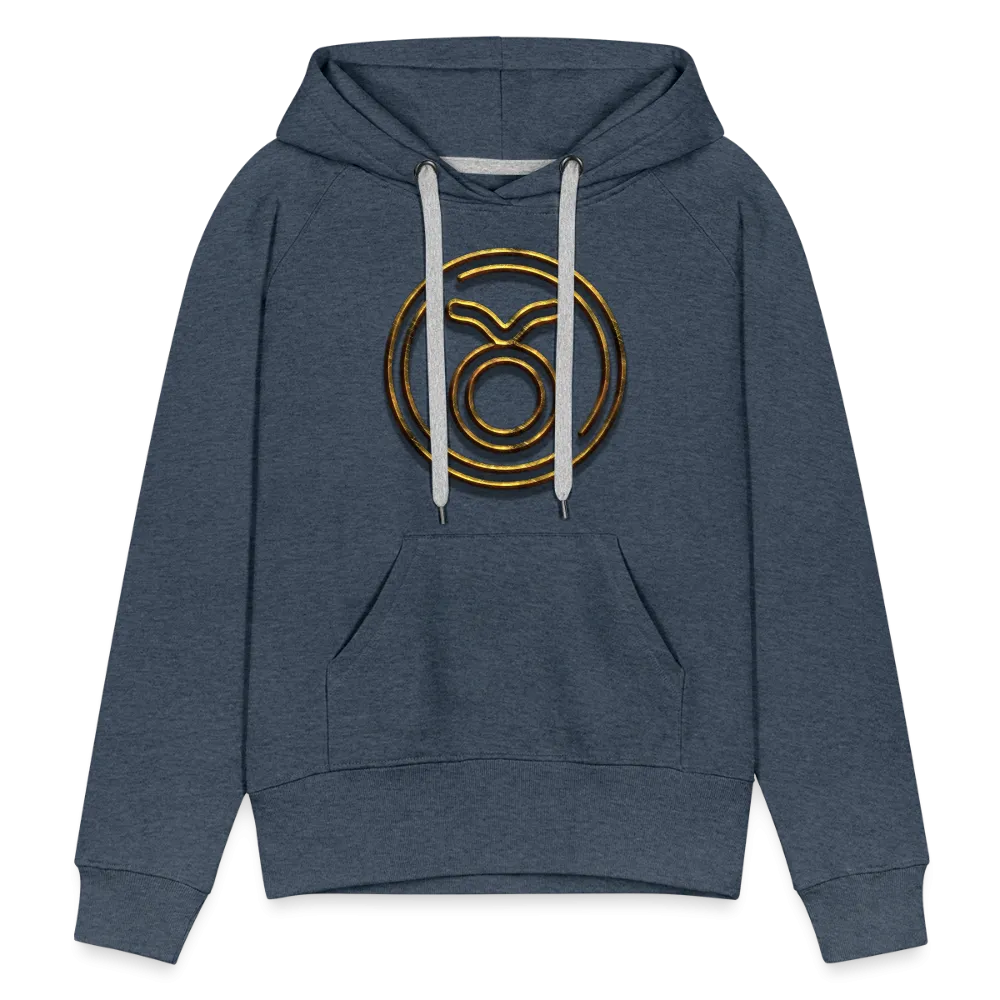 Taurus 3D Gold Women’s Premium Hoodie