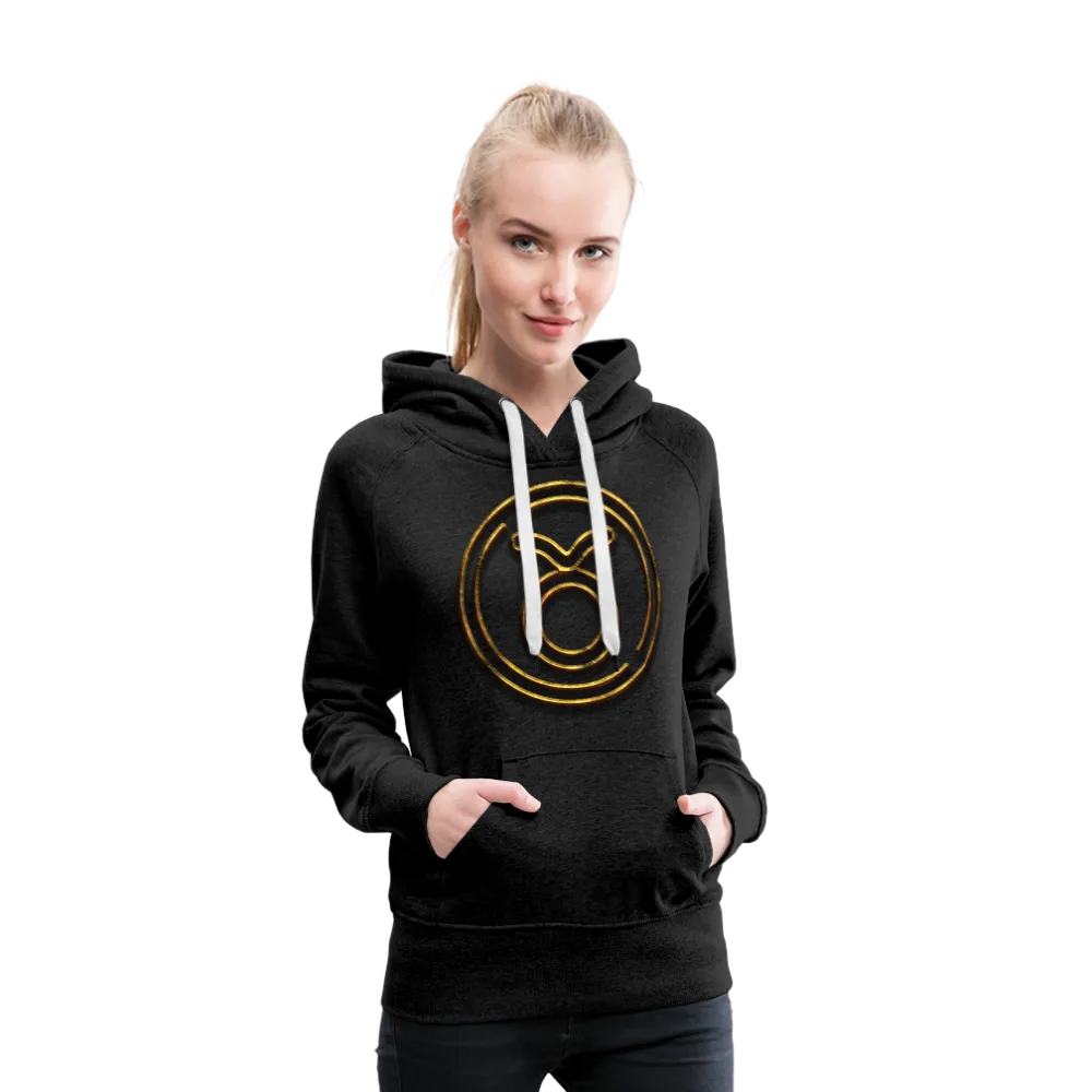 Taurus 3D Gold Women’s Premium Hoodie