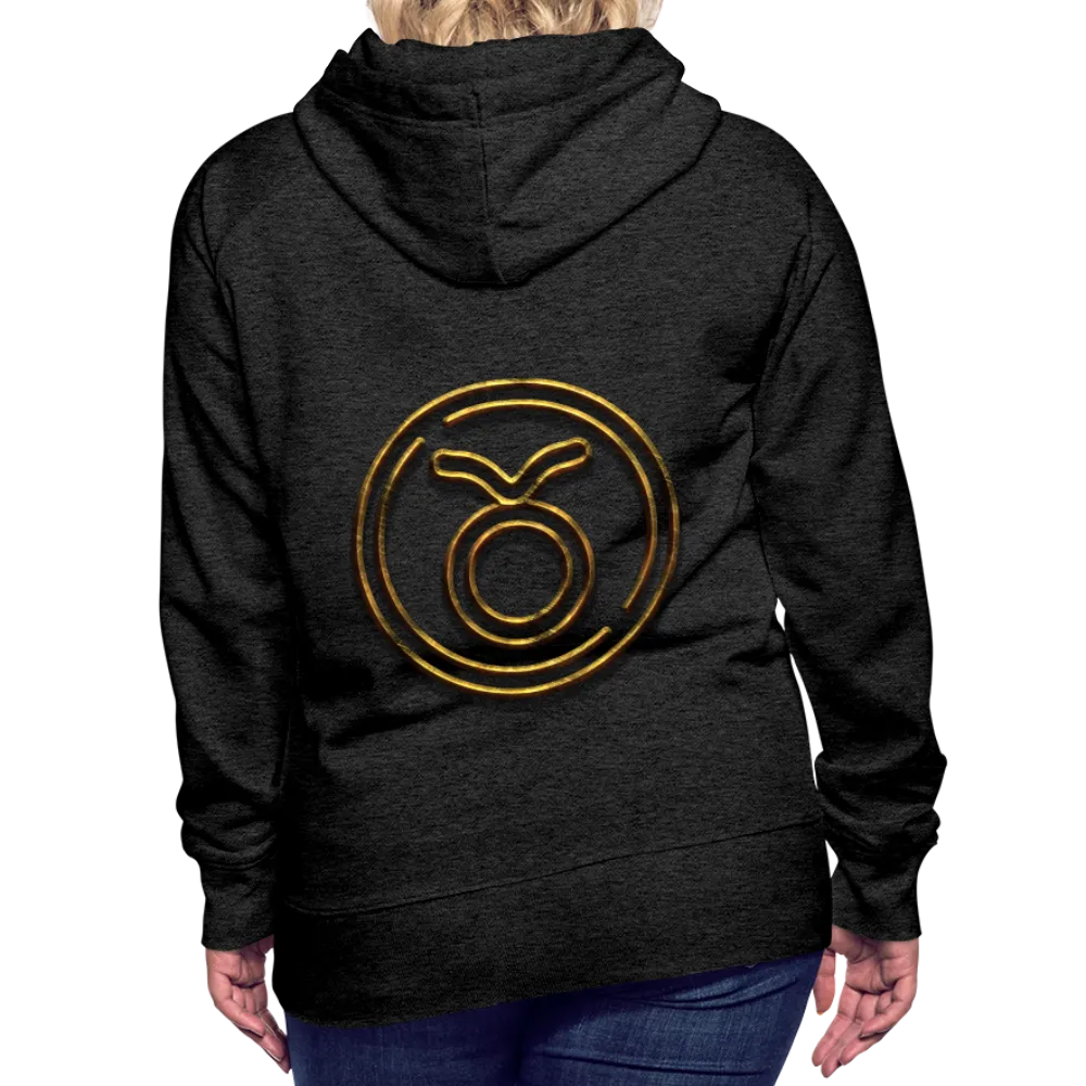 Taurus 3D Gold Women’s Premium Hoodie