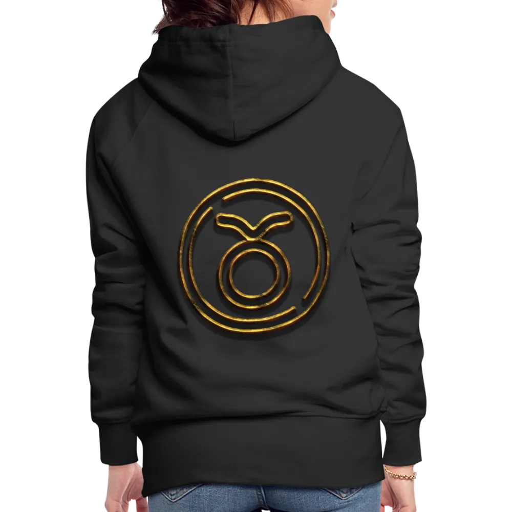 Taurus 3D Gold Women’s Premium Hoodie