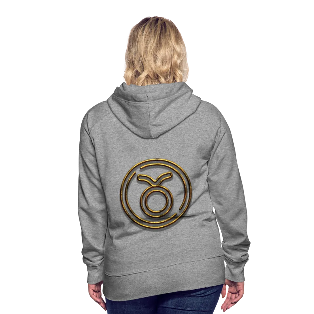 Taurus 3D Gold Women’s Premium Hoodie