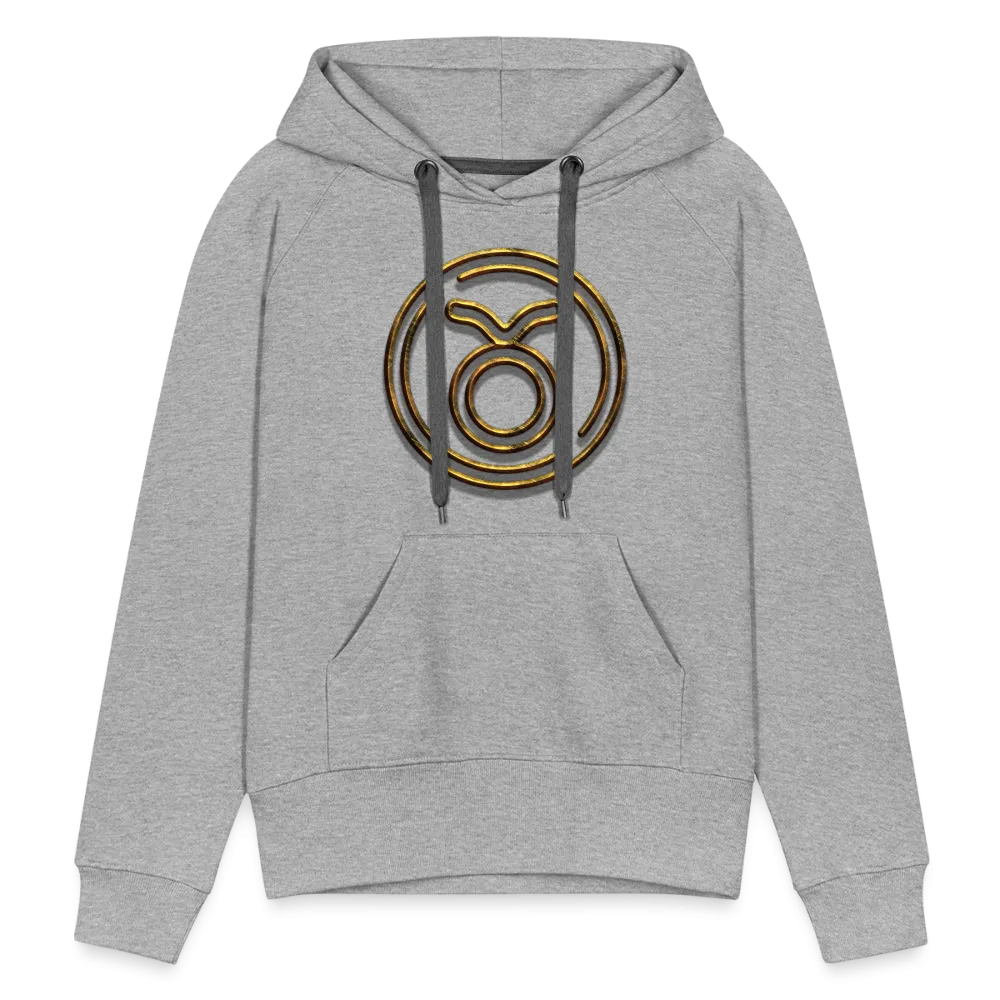 Taurus 3D Gold Women’s Premium Hoodie