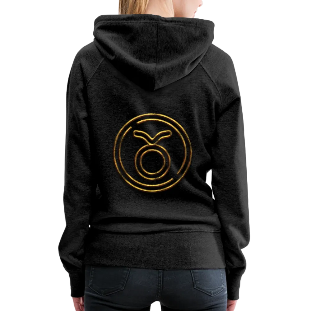 Taurus 3D Gold Women’s Premium Hoodie