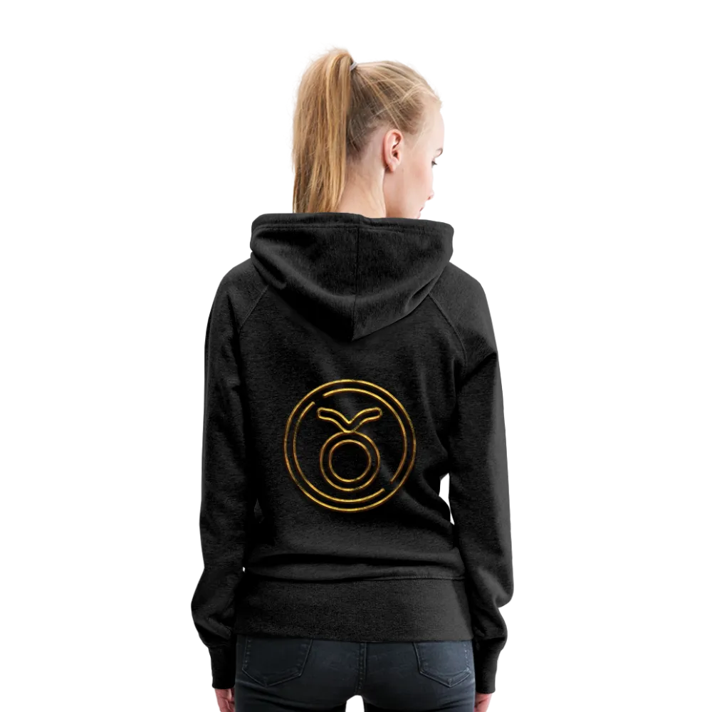 Taurus 3D Gold Women’s Premium Hoodie