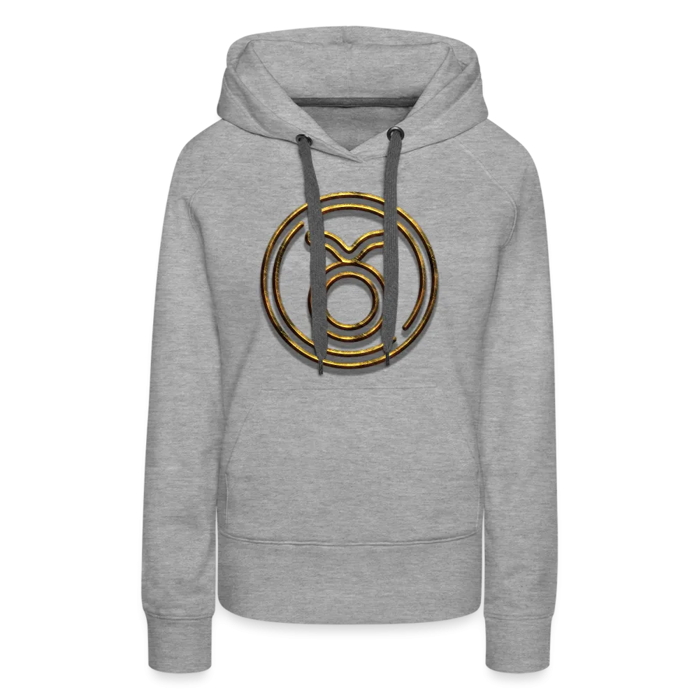 Taurus 3D Gold Women’s Premium Hoodie