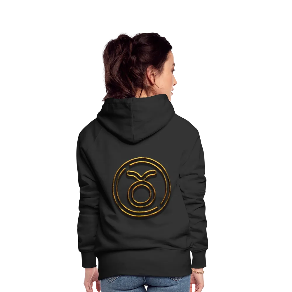 Taurus 3D Gold Women’s Premium Hoodie