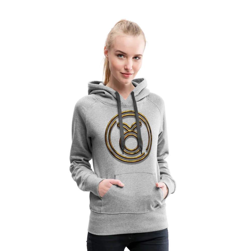 Taurus 3D Gold Women’s Premium Hoodie