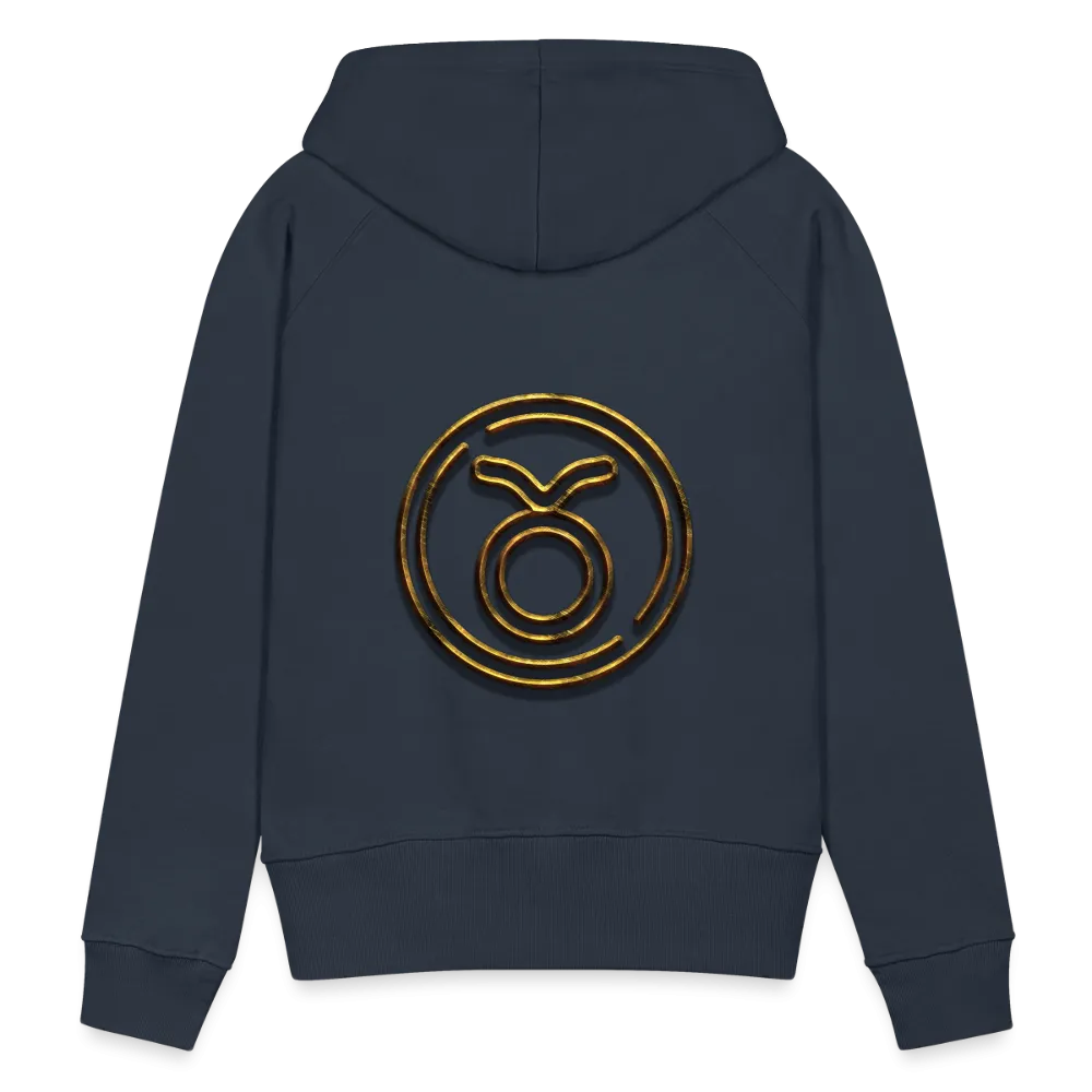 Taurus 3D Gold Women’s Premium Hoodie