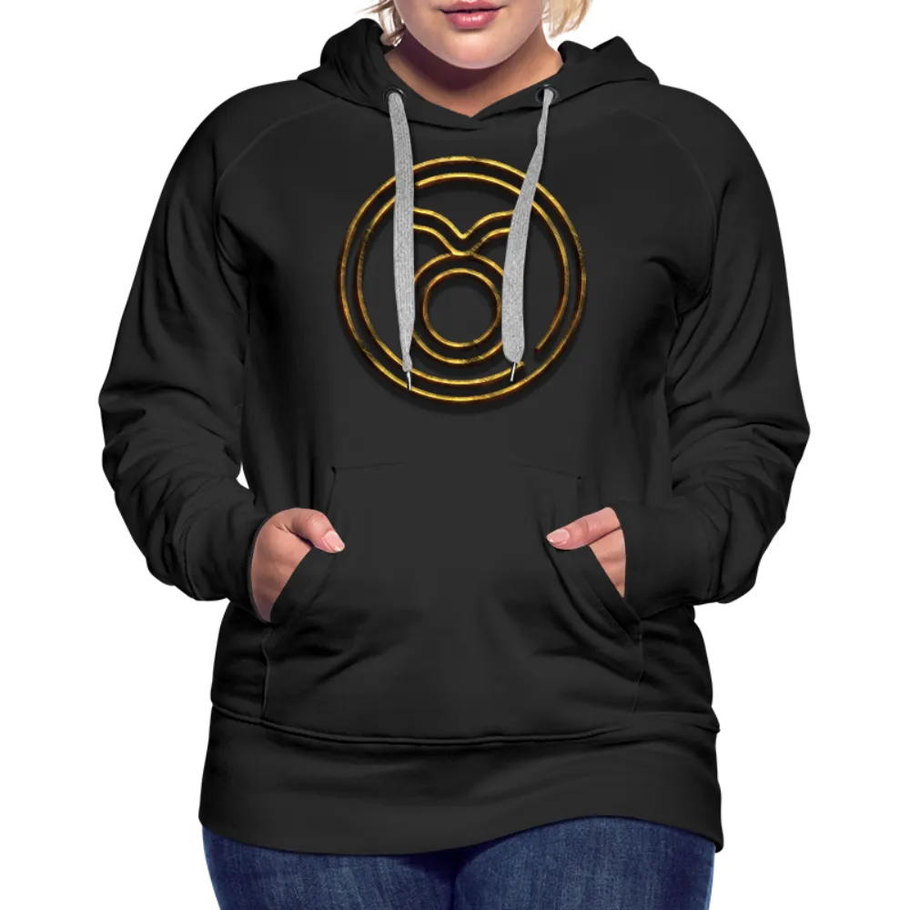 Taurus 3D Gold Women’s Premium Hoodie