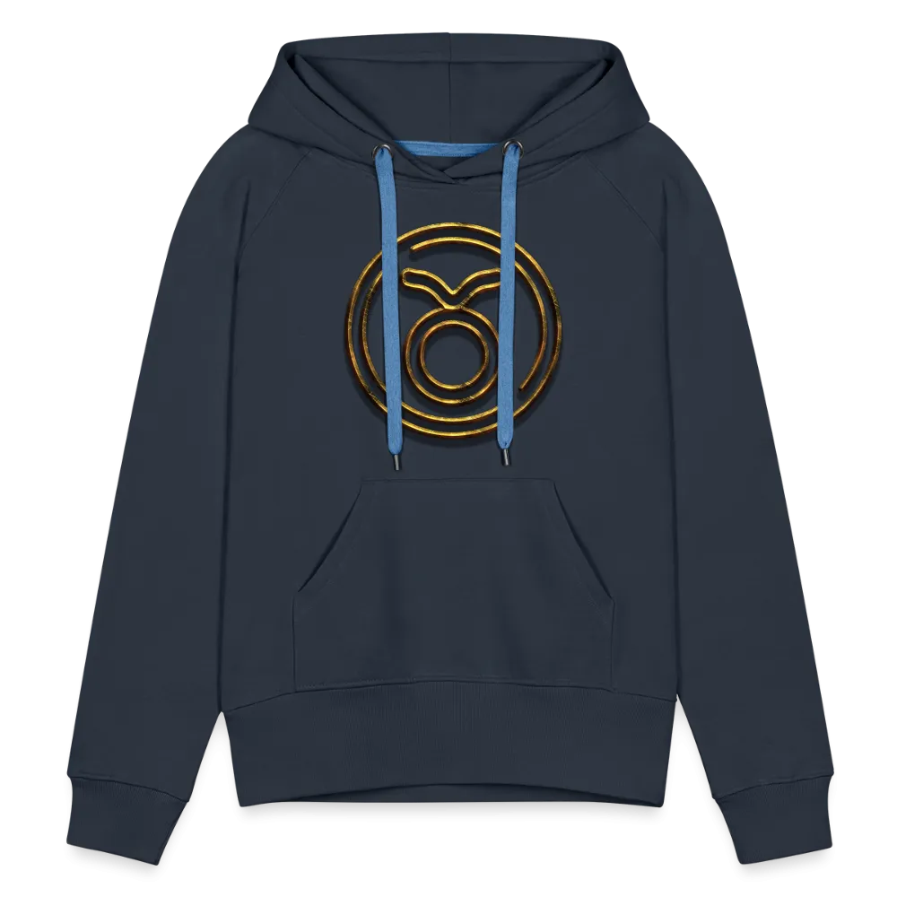 Taurus 3D Gold Women’s Premium Hoodie