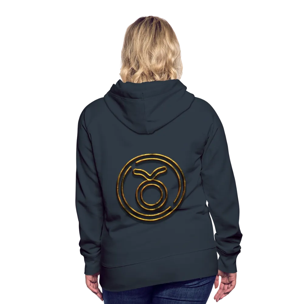 Taurus 3D Gold Women’s Premium Hoodie