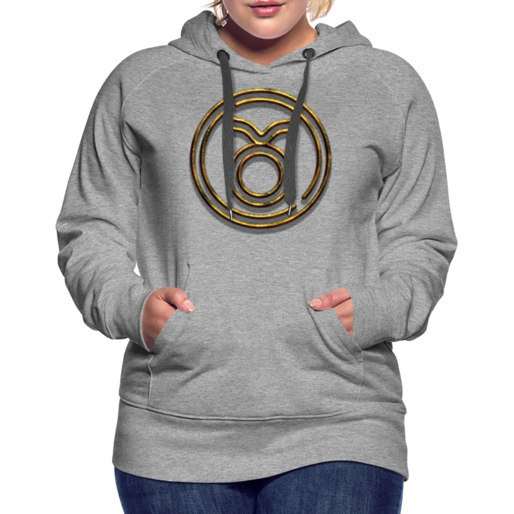 Taurus 3D Gold Women’s Premium Hoodie